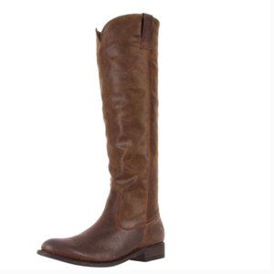 Dolce Vita Lujan brown leather book, size 6.5